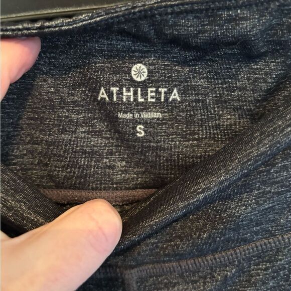 Athleta Black and Gray Leggings size S - Picture 3 of 4